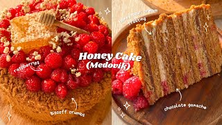 Honey Cake (Medovik) 🍯 bake with me screenshot 4
