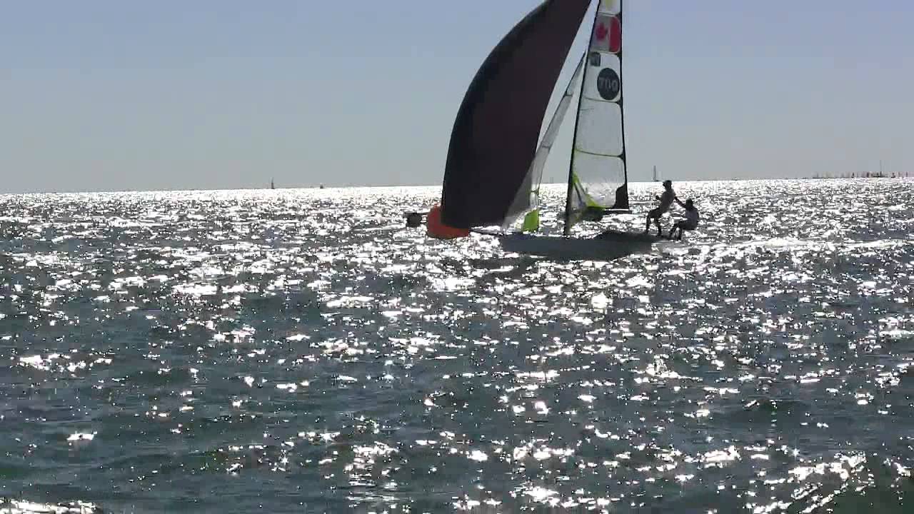 2014 North American's - 49er - Race 4 - Finish Line