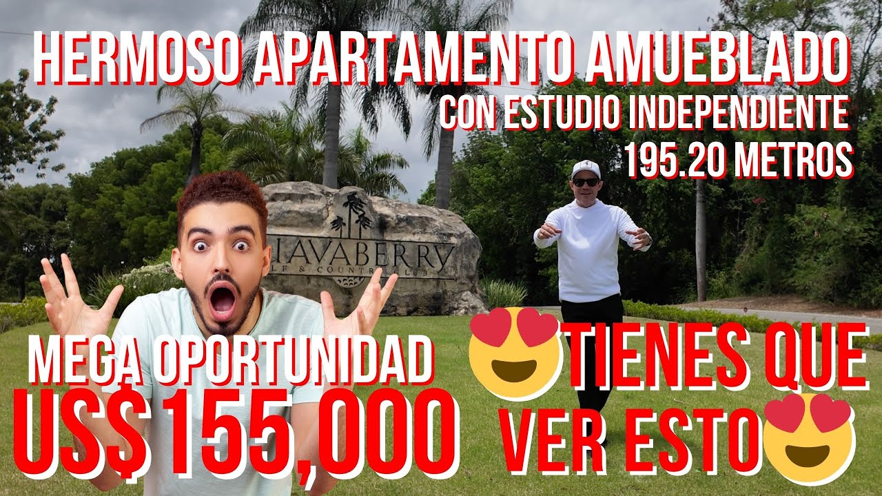 😍 Apartamento de Lujo en Juan Dolio con Campo de Golf y Estudio Independiente 😍 Cerca Aeropuerto 😍