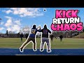 KICK RETURN CHAOS IN REAL LIFE!! (Huge Touchdowns!)