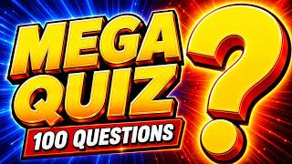 MEGA QUIZ! 100 General Knowledge Trivia Questions | How Smart Are You? Net Worth