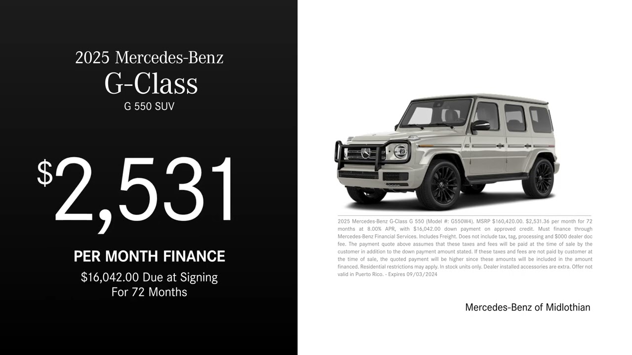 Mercedes-Benz G-Class 08/27/2024 4234916