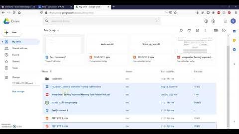 Google Classroom: Moving Files from Google Drive to Google Classroom Folder.