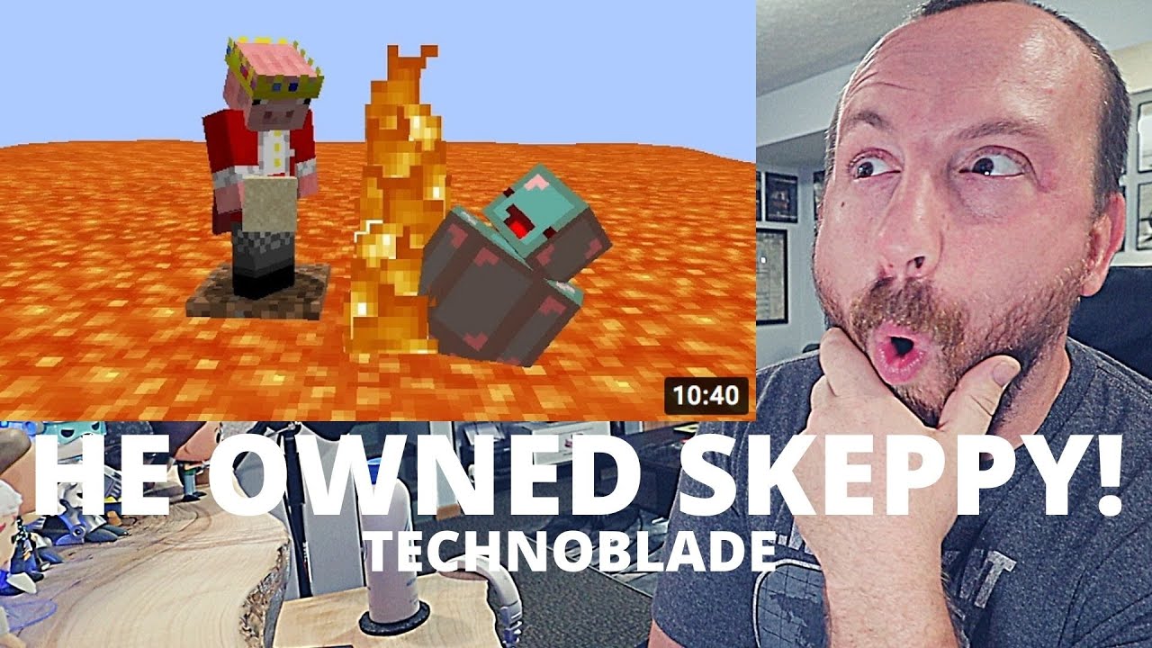 Watching Technoblade I Ruined Skeppy's Video For The FIRST TIME!