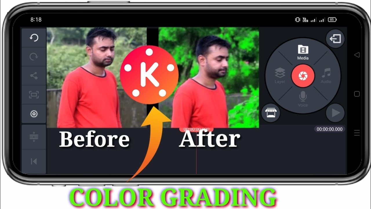 Professional Color Grading in kinemaster Video editing Bangla tutorial 2022