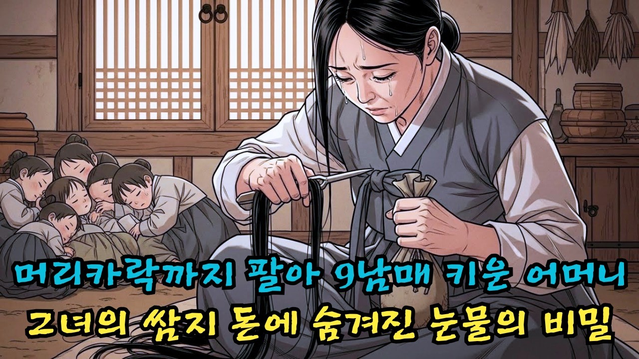 남편 잃고 9남매 키우려 자신의 머리카락까지 잘라 팔았던 어머니의 쌈지 돈에 얽힌 비밀 | 야담 · 설화 | 오디오북