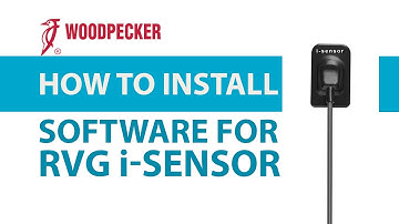 How to install software for Woodpecker RVG i-Sensor