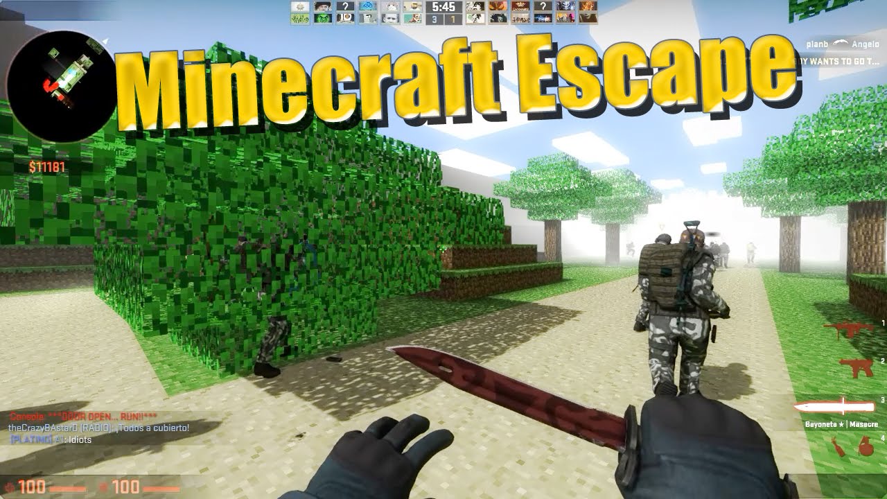 CS:GO - Zombie Escape Mod - Map: ze_minecraft_v1_1