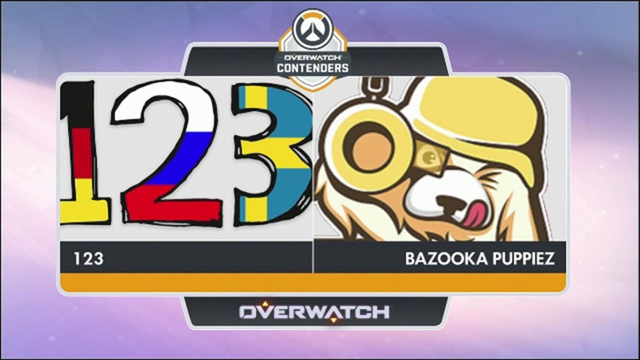 123 vs Bazooka Puppiez (Map 4) | OW Contenders Season Zero: Europe [Semifinals] - YouTube