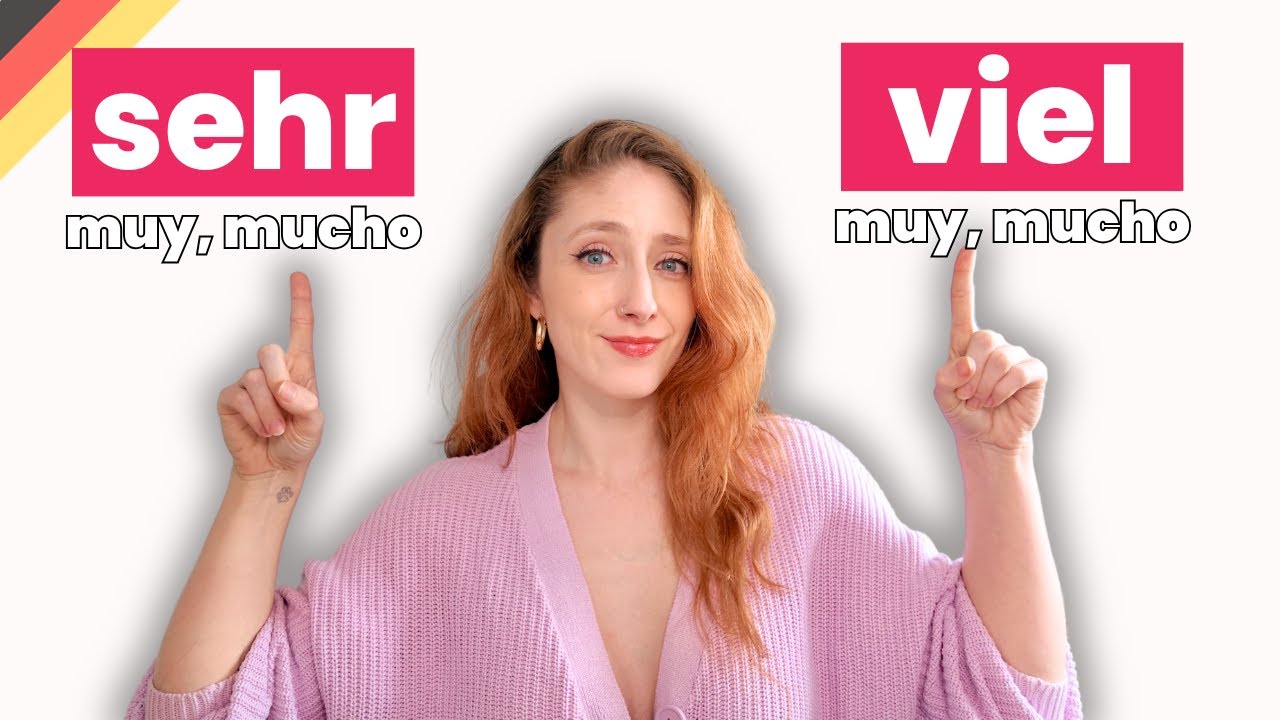 Diferencia entre SEHR y VIEL en ALEMÁN 🇩🇪 | Curso de Alemán Básico