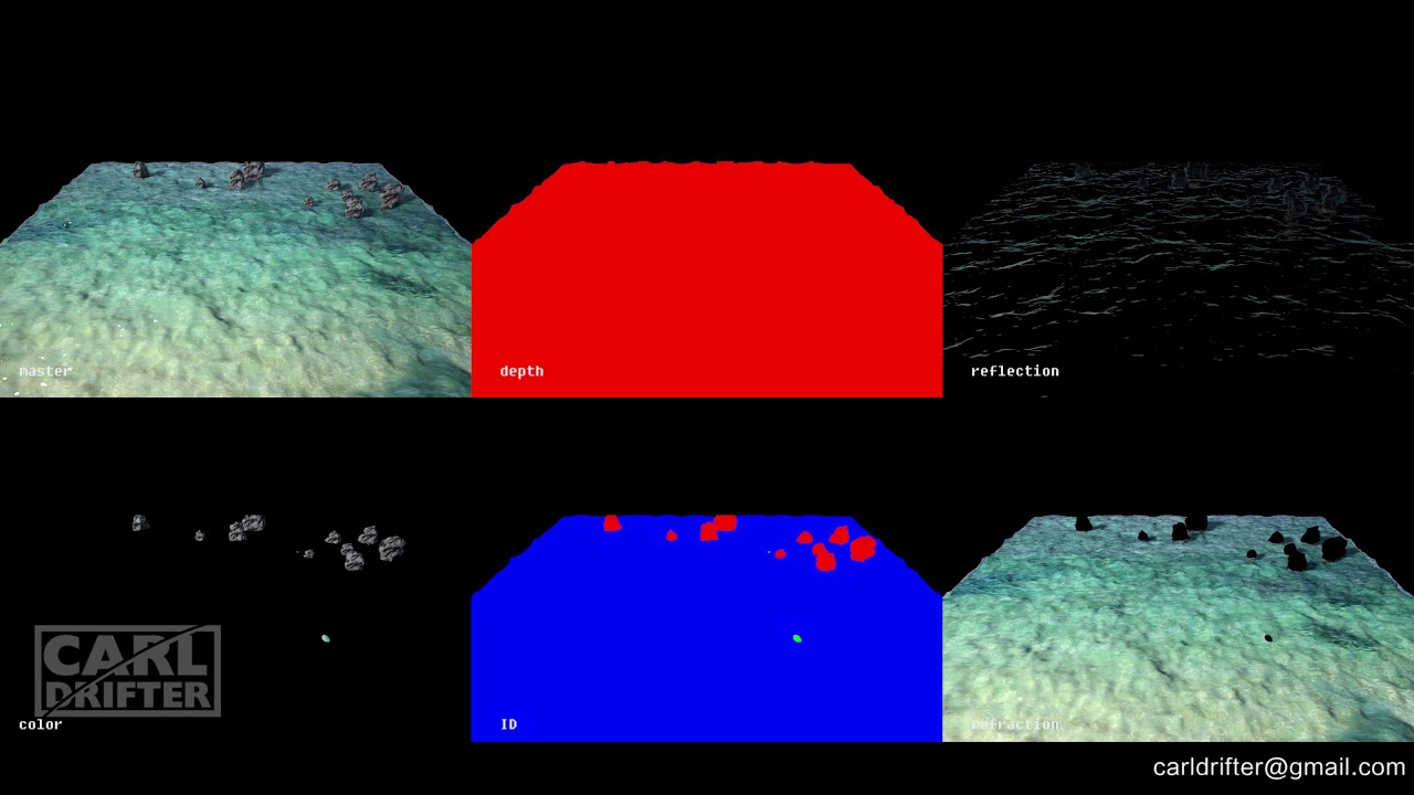 houdini16 and redshift ocean render test