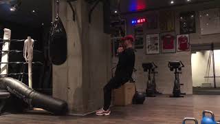 Feet Assisted Ring Chin-ups