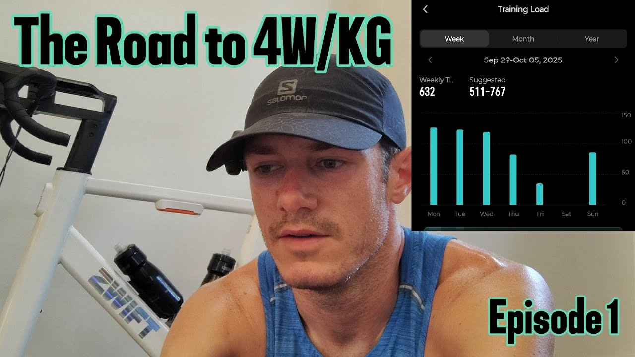 What Does It Take To Reach 4w/kg? (Episode 1) Zwift Training