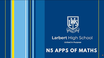 N5 Apps of Maths