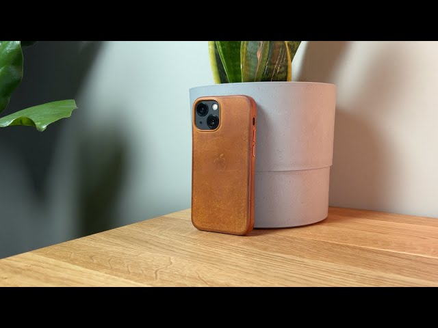 Apple Golden Brown MagSafe Leather Case 6 Months Later - YouTube