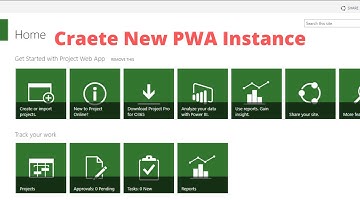 Create New Project Web App PWA Account Project Online 2021 | New PWA Instance in Project Online