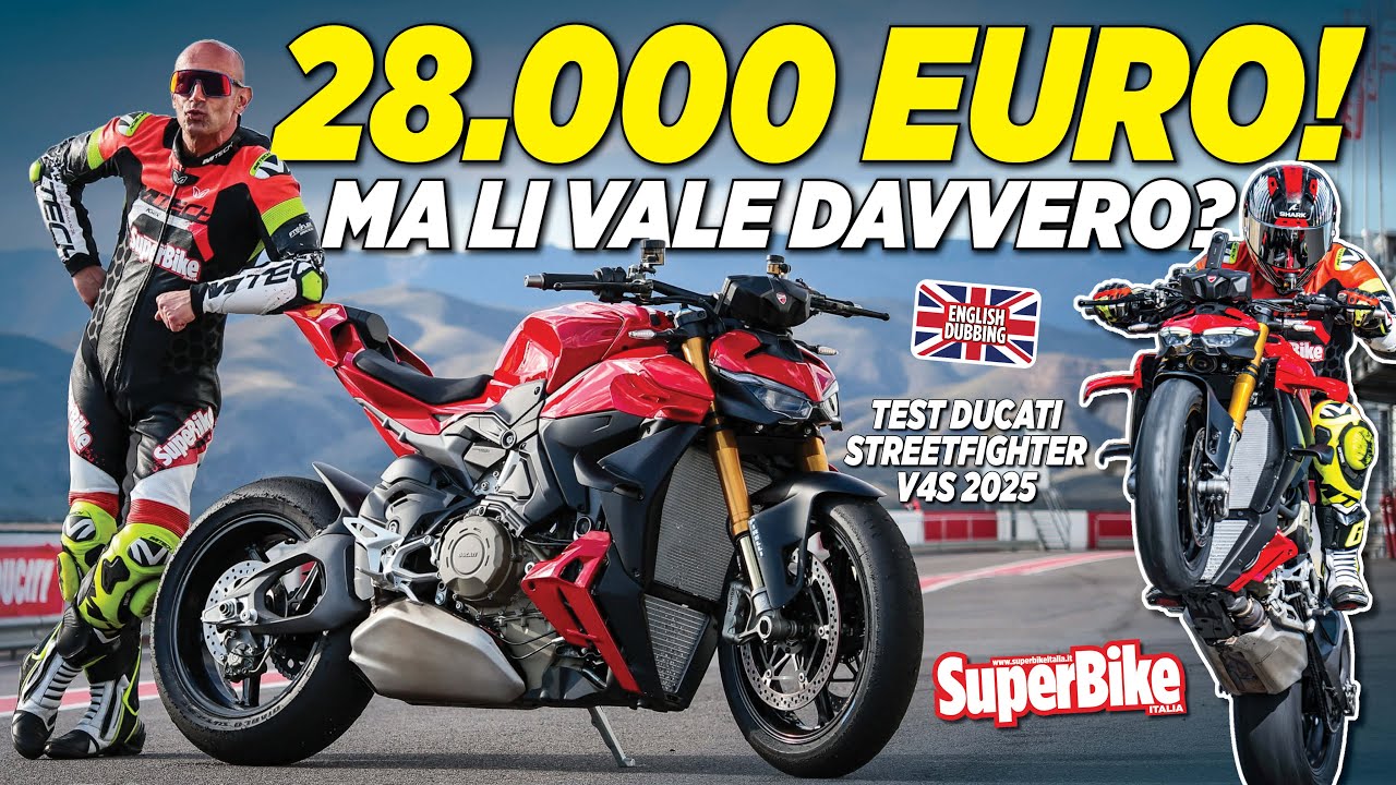 TEST DUCATI STREETFIGHTER V4S 2025: NON È PIÙ UNA SEMPLICE IPERNAKED! (🗣️ ENGLISH DUBBING)