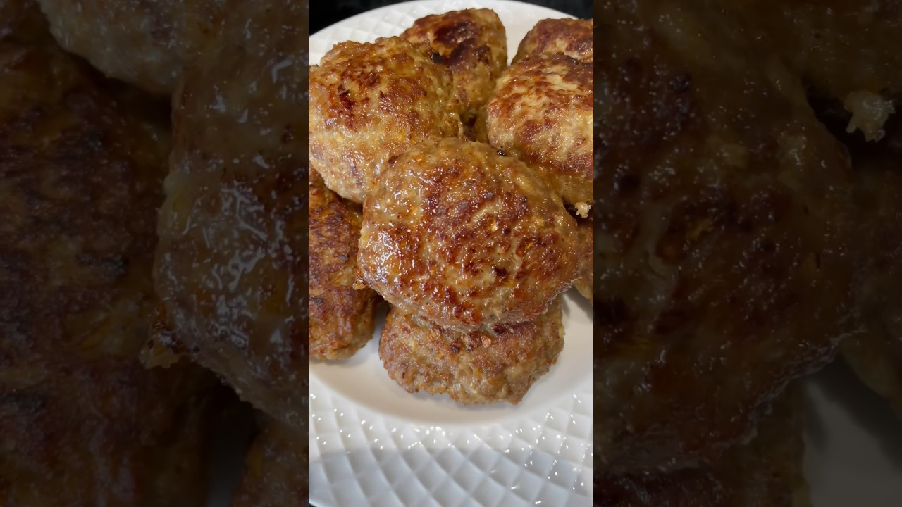 Beef and pork homemade juicy cutlets