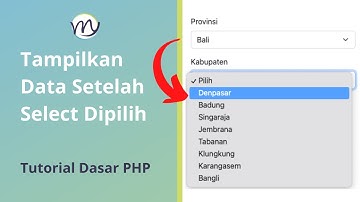 Cara Menampilkan Data Berdasarkan Select Option Dipilih | Menggunakan Select atau Combo Box di PHP