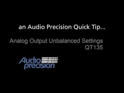 QT135 - Analog Output Unbalanced Settings