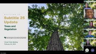 Prince George's County Subtitle 25 Update February 29th Public Meeting