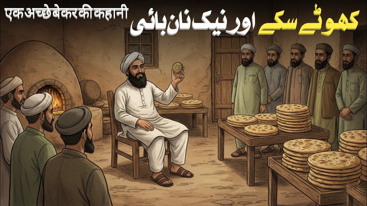 Neik Nan Bai Aur Khotay Sikay || एक ईमानदार नानबाई की कहानी || Purani Sabaq Amoz Kahani