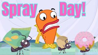 Spray Day Gasp The Talking Fish Cartoon Episode