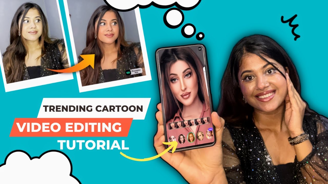 TIKTOK CARTOON VIDEO EDITING TUTORIAL • - YouTube