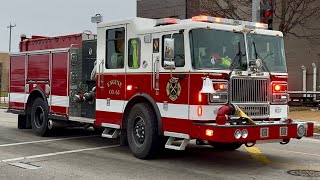 West Allis Fire Department Engine 63 (New) and Med 63 Responding 12-27-25