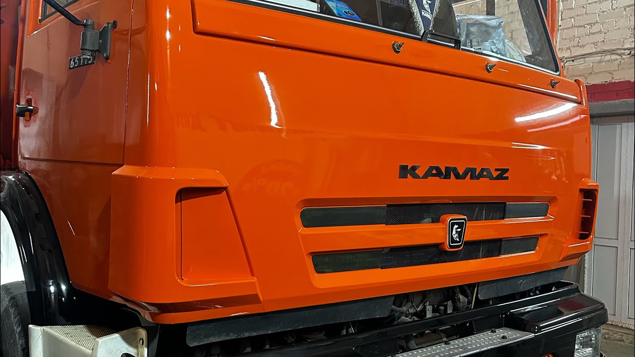 Покраска камаз 65115 Волгоград - YouTube
