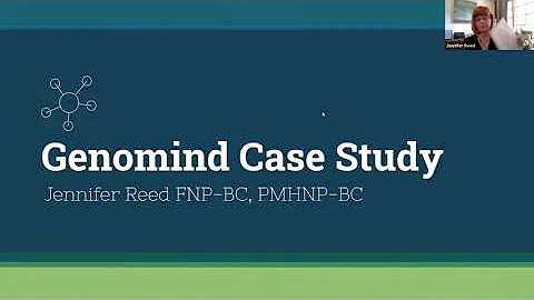 Jennifer Reed Speaking at Genomind Psychiatric Cas...