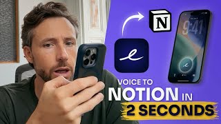 Send Voice Notes to Notion in Seconds from your iPhone