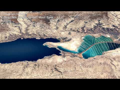 Google Earth Timelapse: Dead Sea, Israel; Jordan; West Bank - Google Earth Timelapse: Dead Sea, Israel; Jordan; West Bank