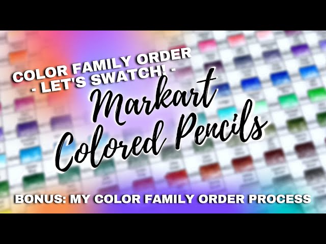180 Black Widow Pre-filled Color Chart Names and Numbers Pre-filled in Color  Family Order 