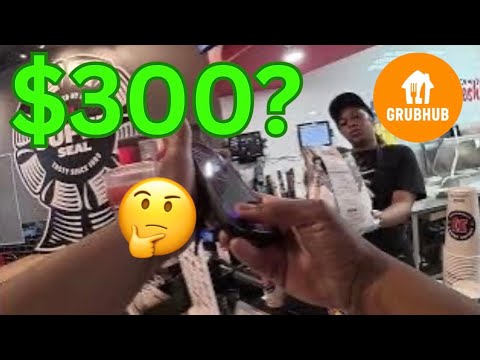 Video thumbnail: $300 In 7 HOURS Working Grubhub? NYC E-Bike Deliveries