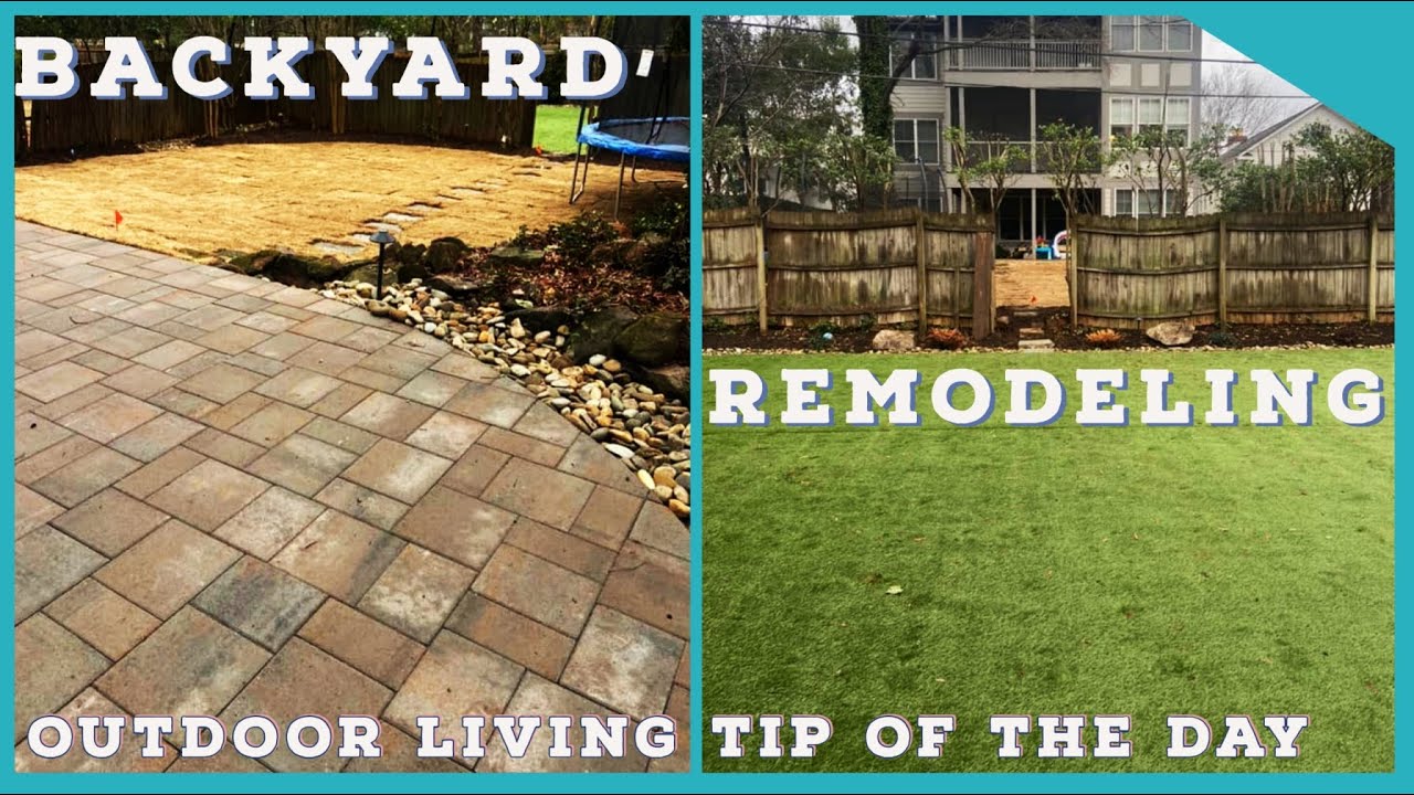 Backyard Outdoor Living Remodeling - Outdoor Living Tip of the Day