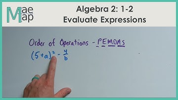 Algebra 2: 1-2 Evaluate Expressions
