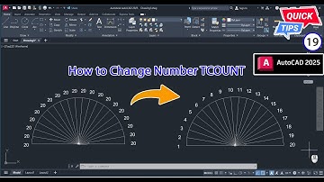 AutoCAD 2025 Tips & Trick CP.19 -  How to Chang Number TCOUNT