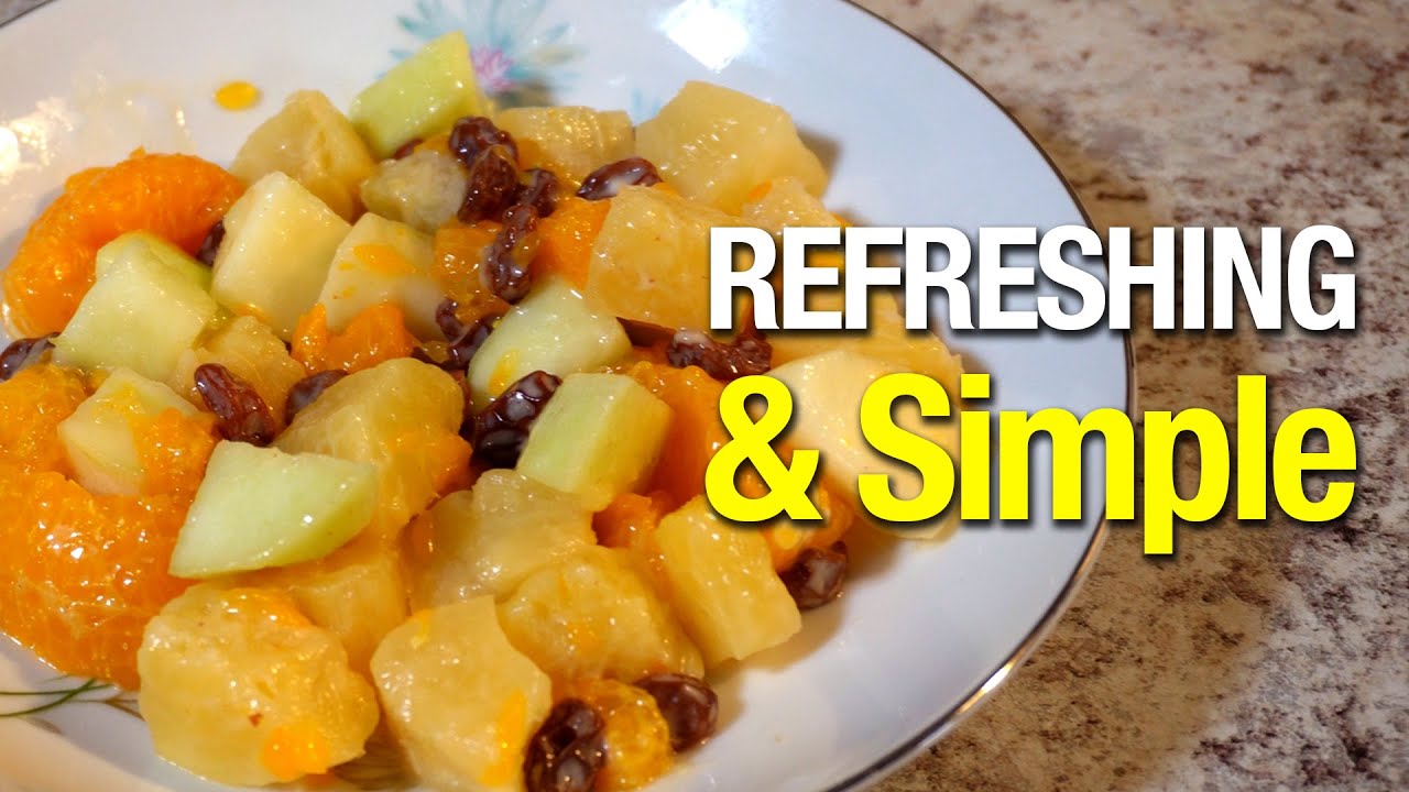 Irresistibly Simple Refreshing Fruit Salad Recipe !