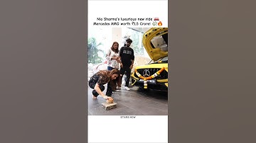 Nia Sharma buys a brand new Mercedes AMG worth ₹1.5 Crore 😍🚘 #niasharma #newcar #bollywood #shorts