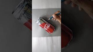 3D Art Realistic Cocacola #shorts #youtubeshorts #art #artist #3dart #viralshorts