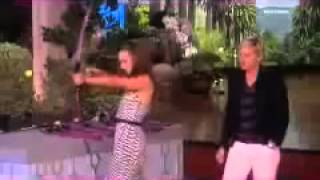 Corbin Bleu In Ellens Splash Tank On The Ellen Degeneres Show 2013