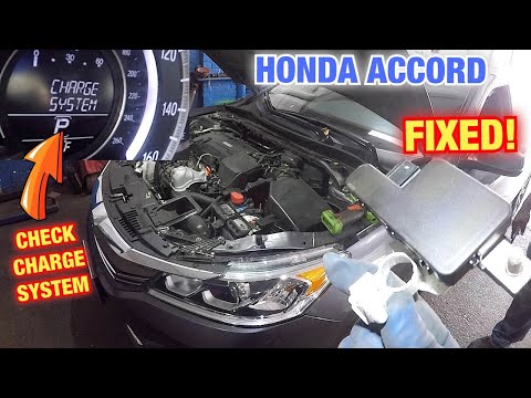 Honda check charging system   ||  Honda Accord Check Charge system indication on