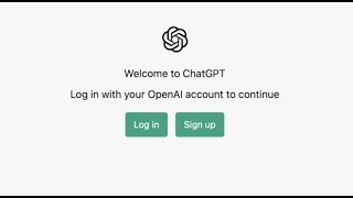 How to open up a ChatGPT or openAI account - YouTube