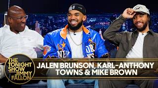 Jalen Brunson, Karl-Anthony Towns & Mike Brown Celebrate NBA Finals Victory, React to Superstitions