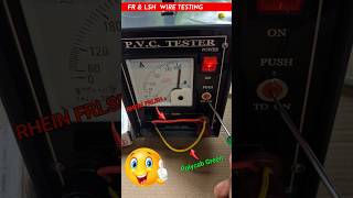 Polycab Green FRLSH VS Rhein FRLSH  Wire PVC Testing 🔥 #wire #pcwire #wirerods #wireprocessing