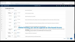 Catalyst Center 3 2 2 Site-based/Role-based Access