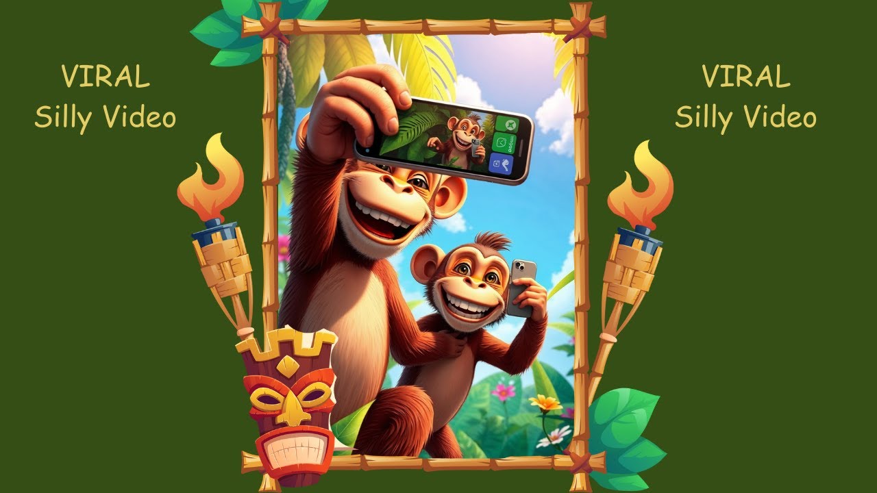 Silly Selfie Symphony   Jungle Fun Viral Kids Video
