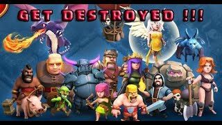 HOW TO DESTROY EVERY HEROES IN COC WITHOUT DROPPING SINGLE TROOP|| COC PRIVATE SERVER GAMEPLAY ||