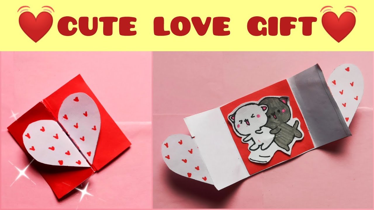 DIY cute love gift | handmade birthday gift ideas | easy present ideas ...